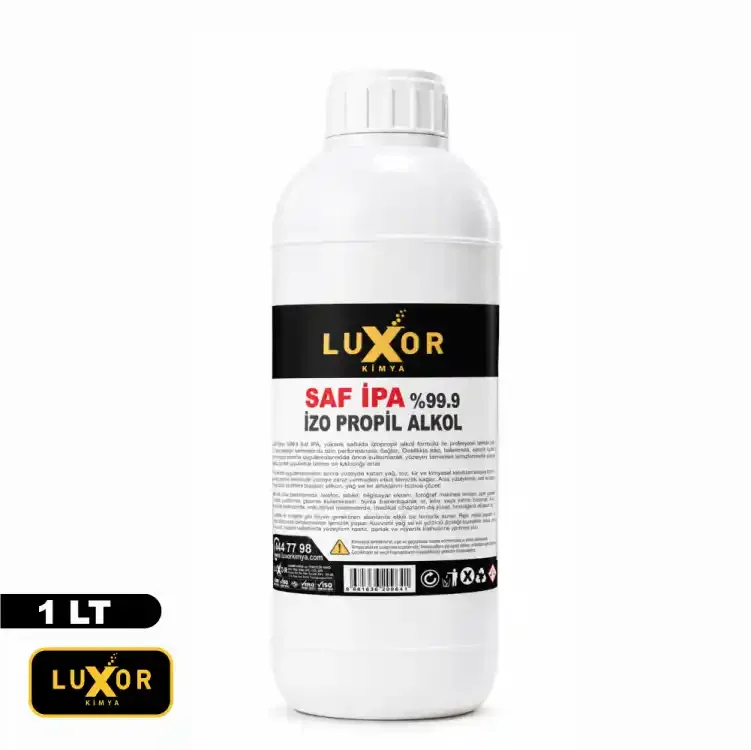 Luxor Kimya Saf İPA %99 İzopropil Alkol 1 Lt ek görsel