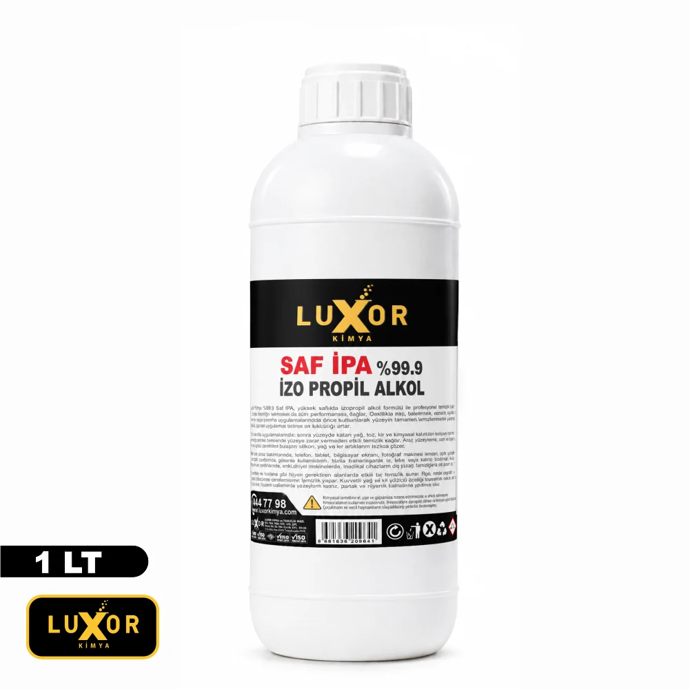 Luxor Kimya Saf İPA %99 İzopropil Alkol 1 Lt