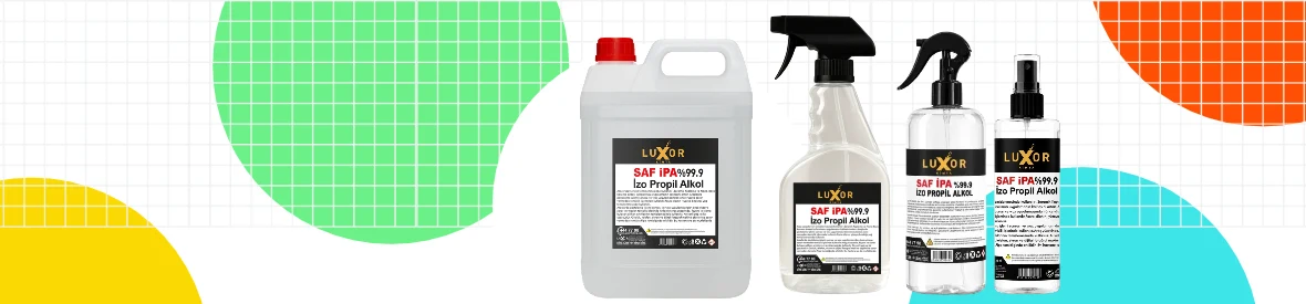 Luxor Kimya Saf İPA %99 İzopropil Alkol 200 ml kapak görseli